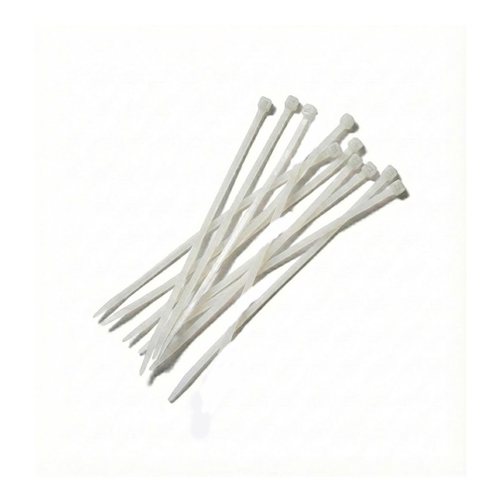 Kablo Bağı Kelepçe Cırt 4,8x400mm 10'lu Beyaz