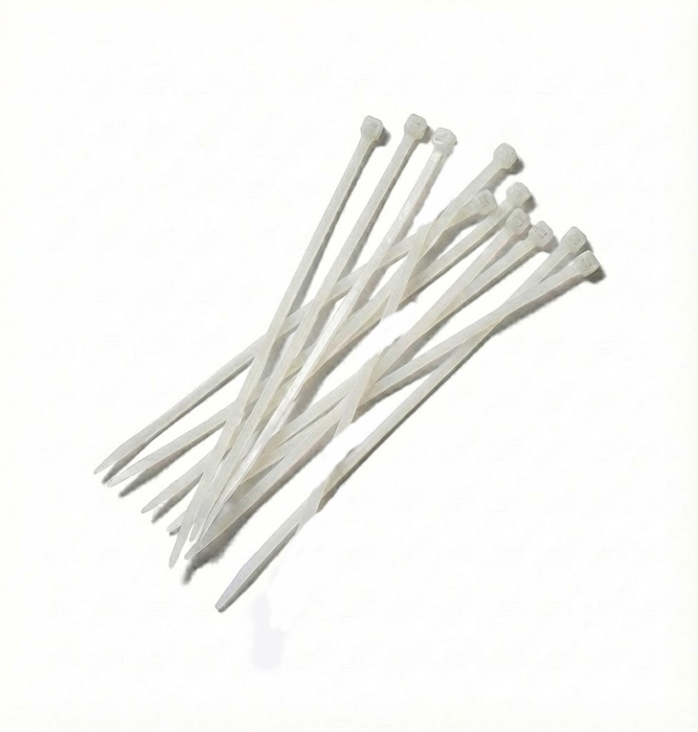 Kablo Bağı Kelepçe Cırt 4,8x400mm 10'lu Beyaz